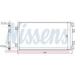 Condensatore, impianto di climatizzazione NISSENS NIS 94811