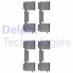 Set di accessori, pastiglia del freno a disco DELPHI LX0478