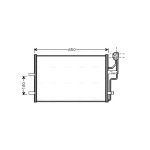 Condenseur (climatisation) AVA COOLING MZ5186