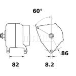 Dynamo / Alternator MAHLE MG 560