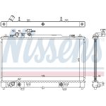 Radiador, refrigeración del motor NISSENS 68550