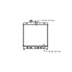 Motorradiateur  AVA COOLING HD2122