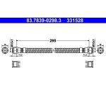 Bromsslang ATE 83.7839-0298.3