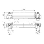 Ladeluftkühler VALEO 822946
