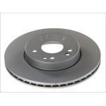 Disco de freno ATE 24.0122-0136.1 frente, ventilado, altamente carbonizado, 1 pieza