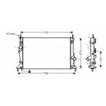 Motorkühler AVA COOLING FDA2369