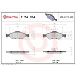 Bromsbeläggssats, skivbroms BREMBO P 24 054
