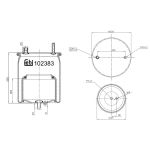 Federbalg, Luftfederung FEBI BILSTEIN 102383