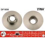 Bromsskiva TRW DF1856