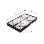 Innenraumfilter SOFIMA S 3114 C