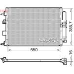 Condensador, sistema de ar condicionado DENSO DCN10046