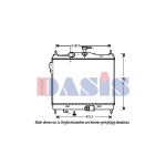 Radiateur moteur AKS DASIS 560056N
