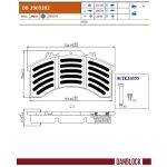 Kit pastiglie freno, freno a disco DANBLOCK DB 2903282