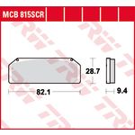 Set di pastiglie freno TRW MCB815SCR senza patente stradale