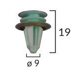 Clip ROMIX C60639, 10 Stück