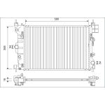Motorkylare VALEO 701171