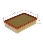 Filtre à air BOSCH F 026 400 693