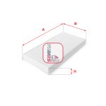 Kupéfilter SOFIMA S 3034 C