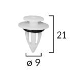 Clip ROMIX C60698, 10 Stück