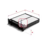 Filtre, air de l'habitacle SOFIMA S 3426 C