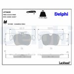 Bromsbeläggssats DELPHI LP3669, bak