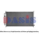 Condensator, airconditioning AKS DASIS 102044N