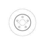 Jarrulevy TRW DF6838, 1 Kappale