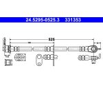 Bremsschlauch ATE 24.5295-0525.3