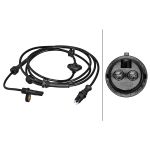 Sensor do ABS traseiro, direito HELLA 6PU 358 217-301