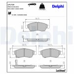 Jarrupalasarja DELPHI LP1739, edessä