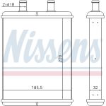 Warmtewisselaar, interieur verwarming NISSENS 71817