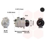 Compresseur de climatisation VAN WEZEL 0600K309