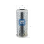Filtro, sistema hidráulico de trabalho UFI 25.721.00