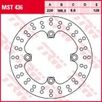 Remschijf TRW MST436, 1 Stuk