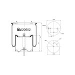 Federbalg, Luftfederung FEBI BILSTEIN 20502