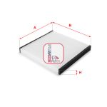 Innenraumfilter SOFIMA S 3103 C