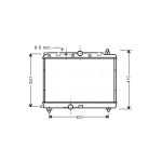 Motorradiateur  AVA COOLING AU2121