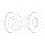 Disque de frein BERAL BCR174A