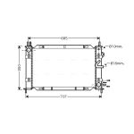 Condensator, airconditioning AVA COOLING FDM388