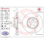 Disco de freno PRIME LINE - Co-Cast BREMBO 09.F652.13,1 Piezza