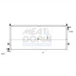 Kondensator, Klimaanlage MEAT & DORIA 991125
