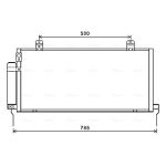 Kondensator, Klimaanlage AVA COOLING MTA5221D