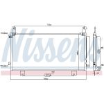 Condensator, airconditioning NISSENS NIS 941223