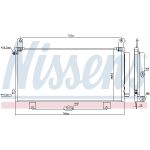 Kondensator, Klimaanlage NISSENS NIS 941223