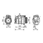 Klimakompressor AVA COOLING BWAK423