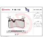 Levyjarrun jarrupalasarja BREMBO P 50 113