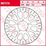 Remschijf TRW MST216, 1 Stuk