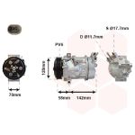 Klimakompressor VAN WEZEL 3700K448