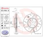 Disque de frein BREMBO 09.A758.1S