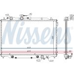 Radiador, refrigeración de motor NISSENS 62444A